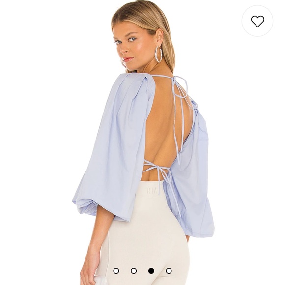 LPA Light Blue Blouse - Picture 2 of 6